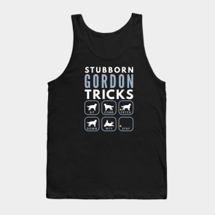 Stubborn Gordon Tricks - Dog Training Tank Top